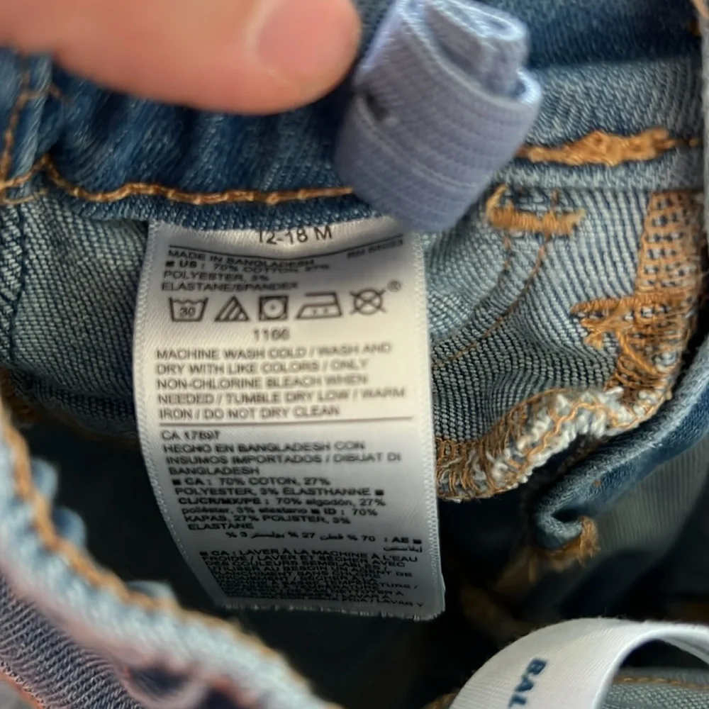Old Navy/Cat & Jack Toddler Denim Jeans Girls Bundle 12-18 months